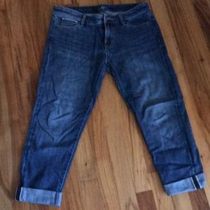 LOFT 4Petite Relaxed Skinny Cuffed Jeans